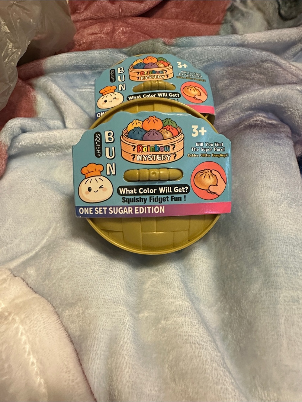 Squishy Dumplings Sugar Edition 4 in 1 Rainbow 🌈 Mystery One Set - Picture 2 of 2